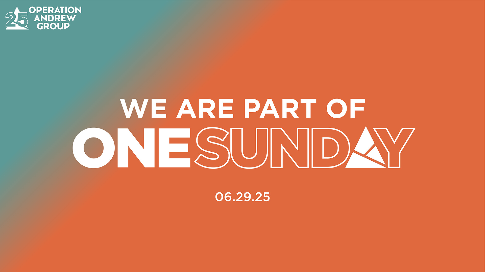 OAG_WeArePartOfONESunday_Slide