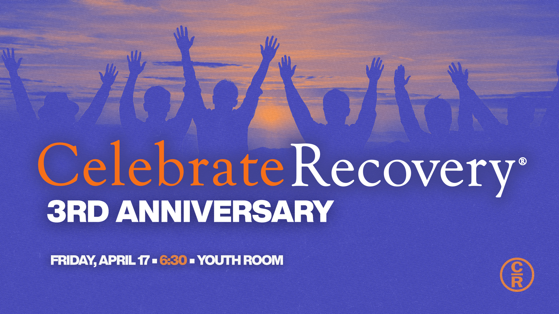 3rd Anniversary Celebrate Recovery -High Definition Title Slide (1920x1080)
